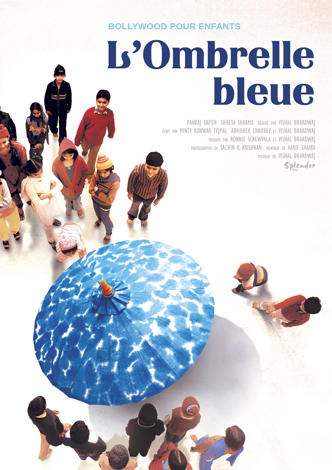 L'ombrelle bleue