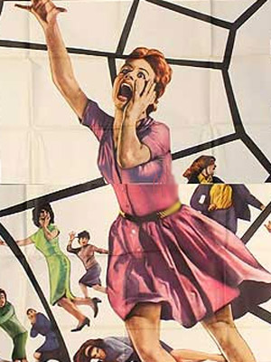 13 frightened girls!