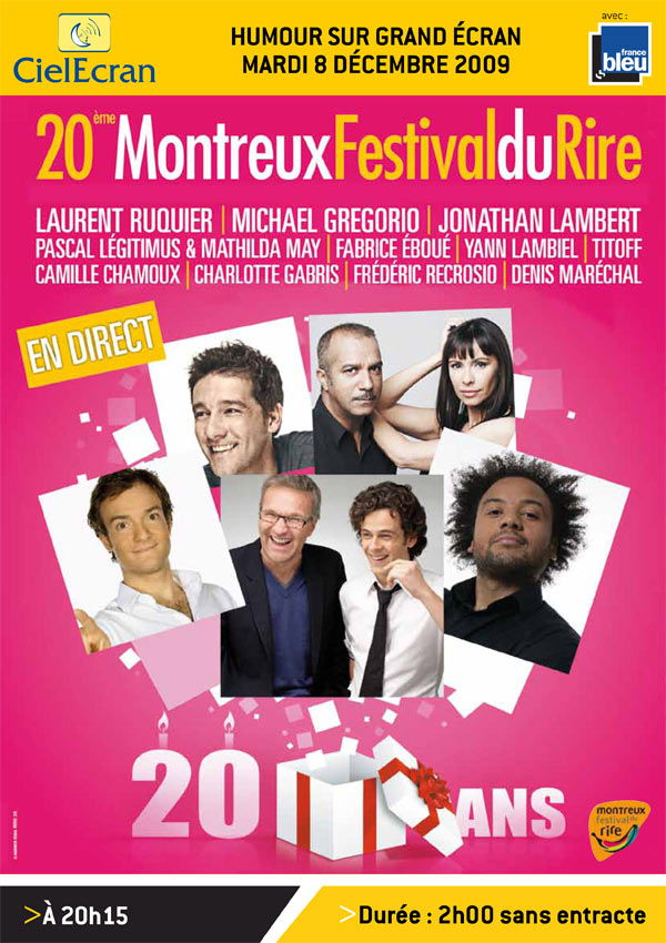 Festival du Rire de Montreux : soirée des 20 ans