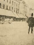 Leisurely Pedestrians, Open Topped Buses and Hansom Cabs with Trotting Horses