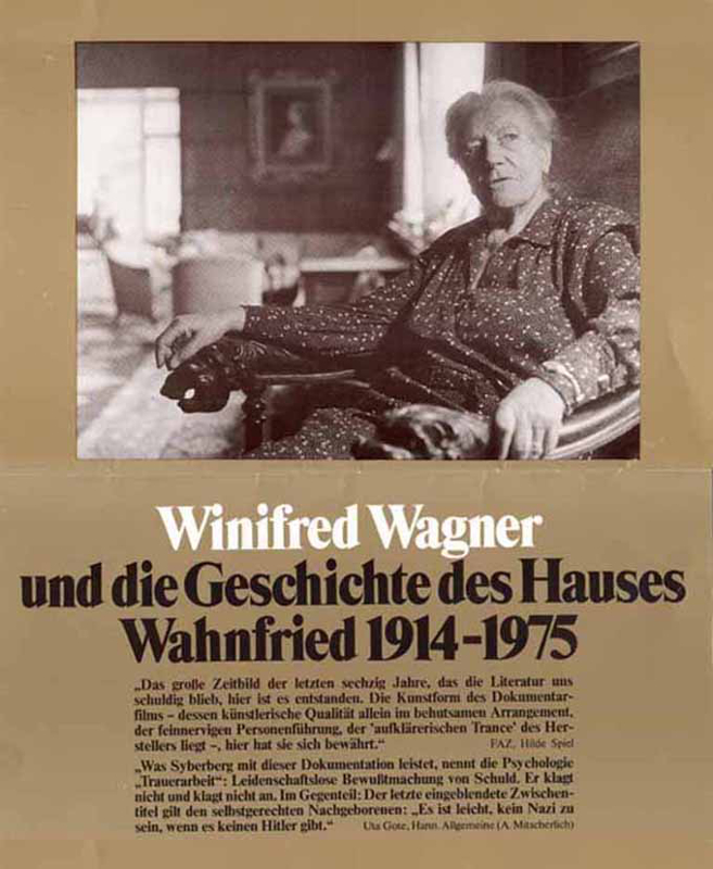 Winifred Wagner und die Geschichte des Hauses Wahnfried von 1914-1975