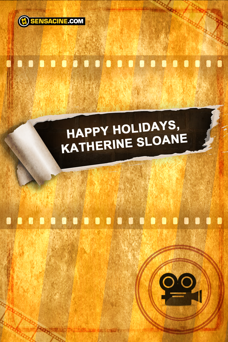 Happy Holidays, Katherine Sloane