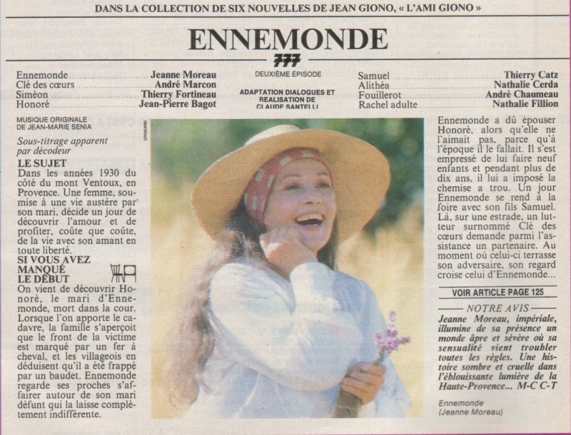 L'ami Giono : Ennemonde