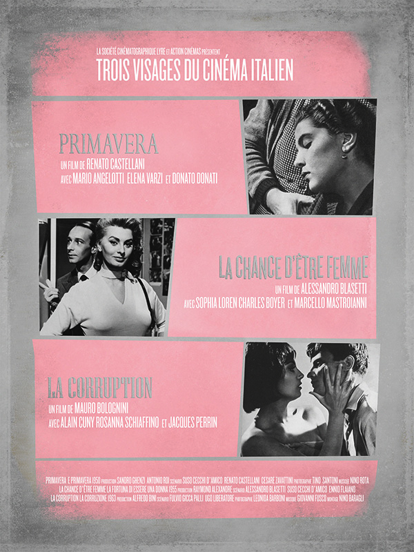 Trois visages du cinéma italien