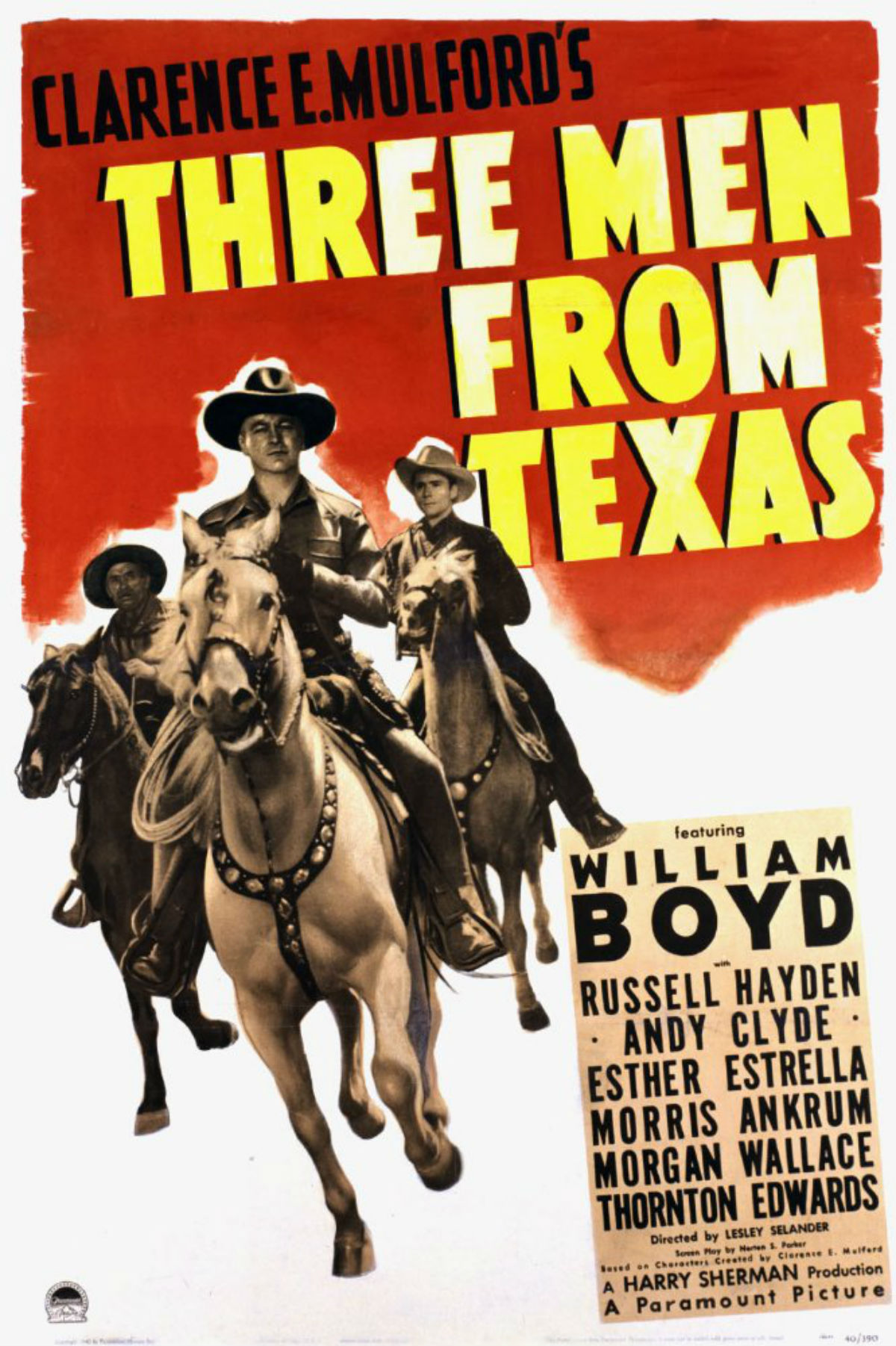 Trois hommes du Texas