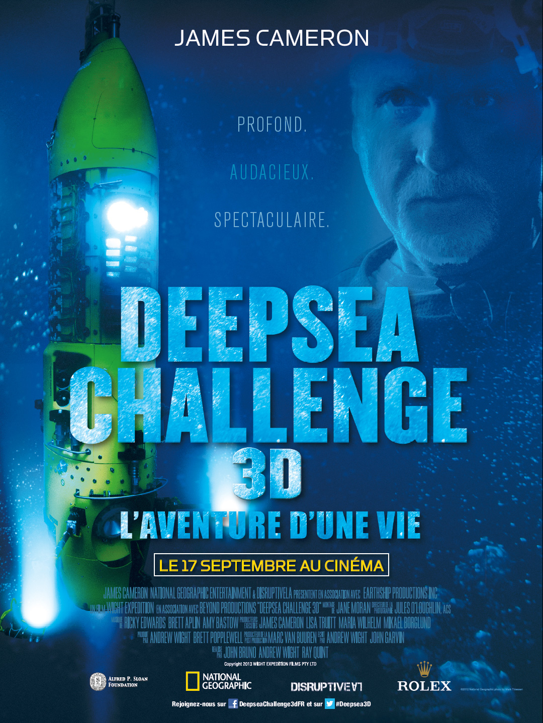 Deepsea Challenge 3D, l'aventure d'une vie stream