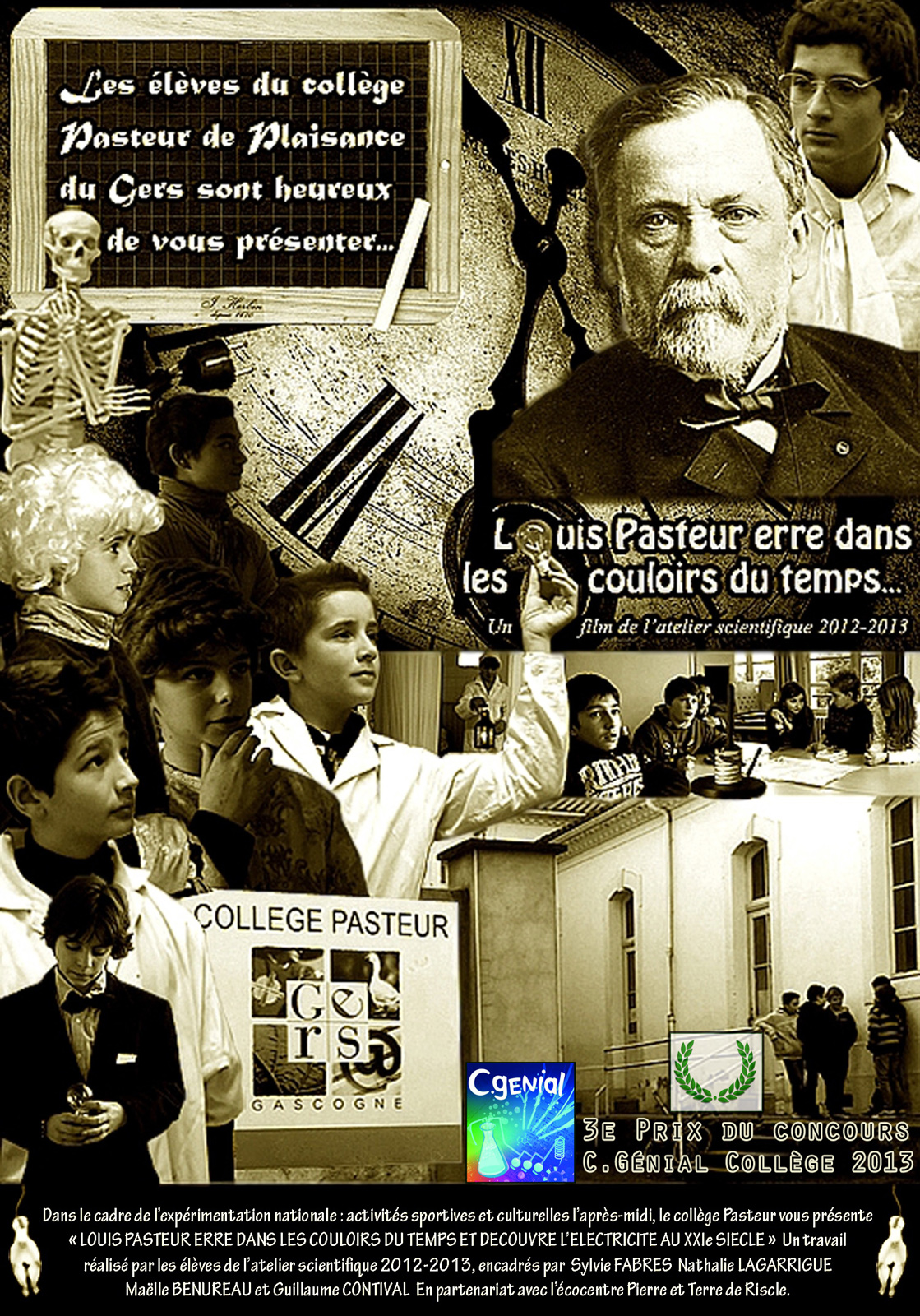 Louis Pasteur erre dans les couloirs du temps