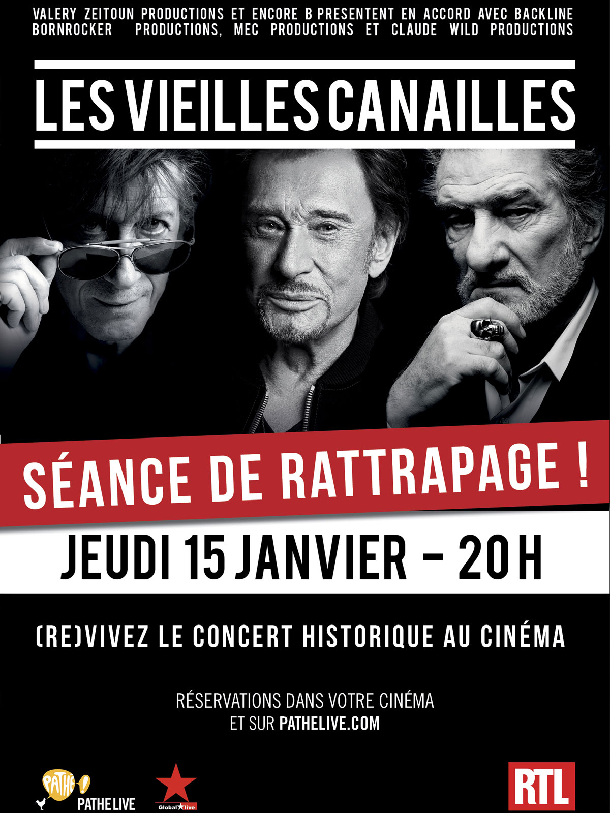 Les vieilles canailles -Séance de rattrapage (Pathé live) stream