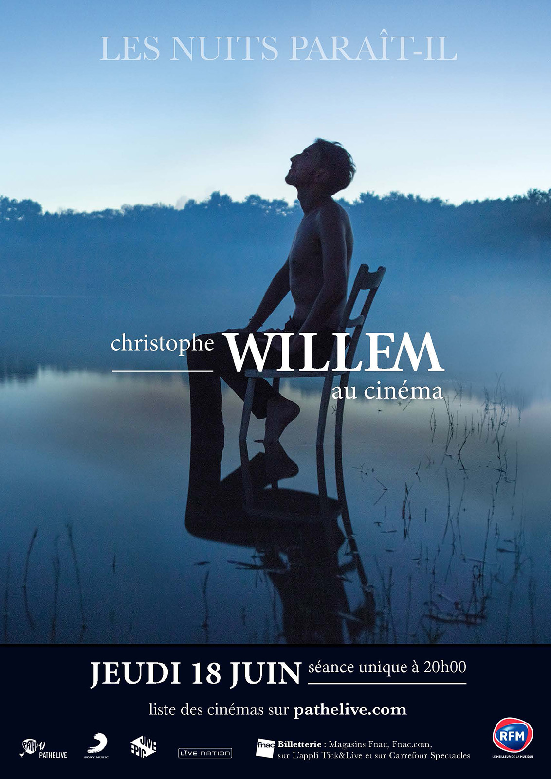 Christophe Willem (Pathé Live) stream