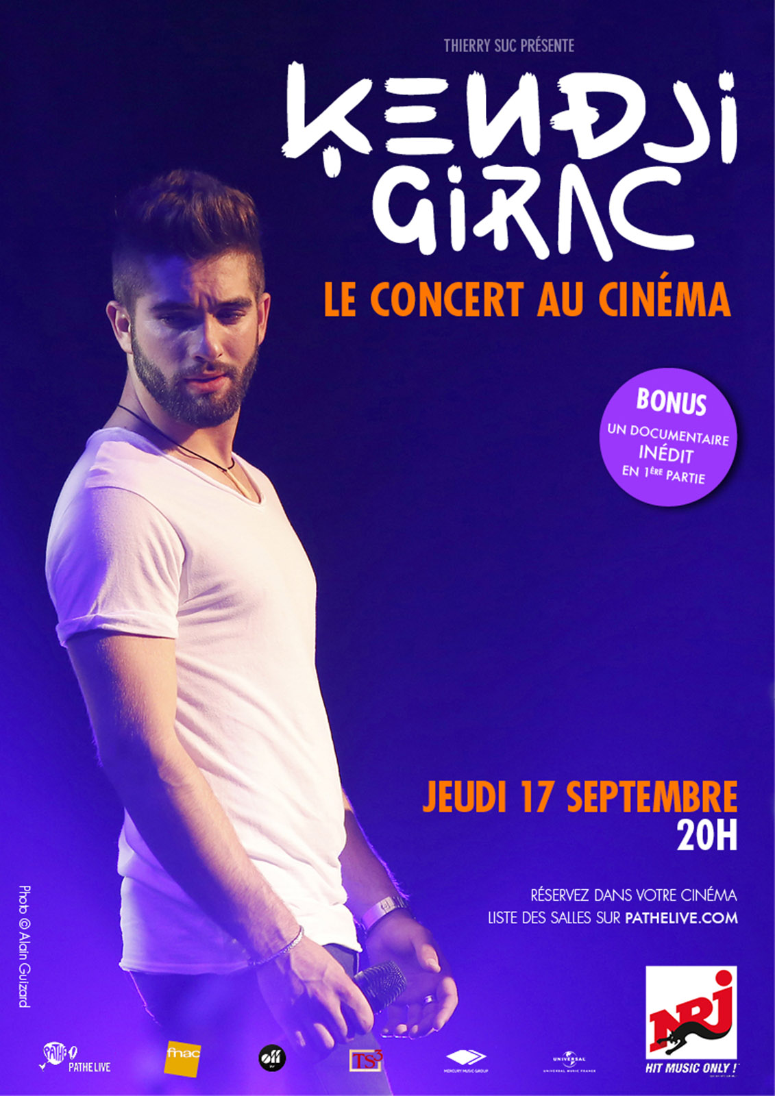 Kendji Girac au Cinéma (Pathé Live)