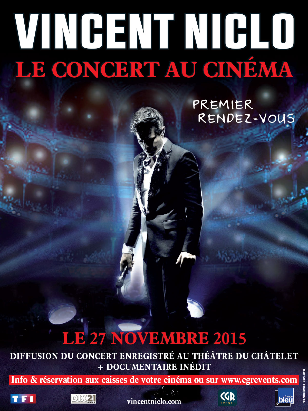 Vincent Niclo - Le concert au cinéma (CGR Events) stream