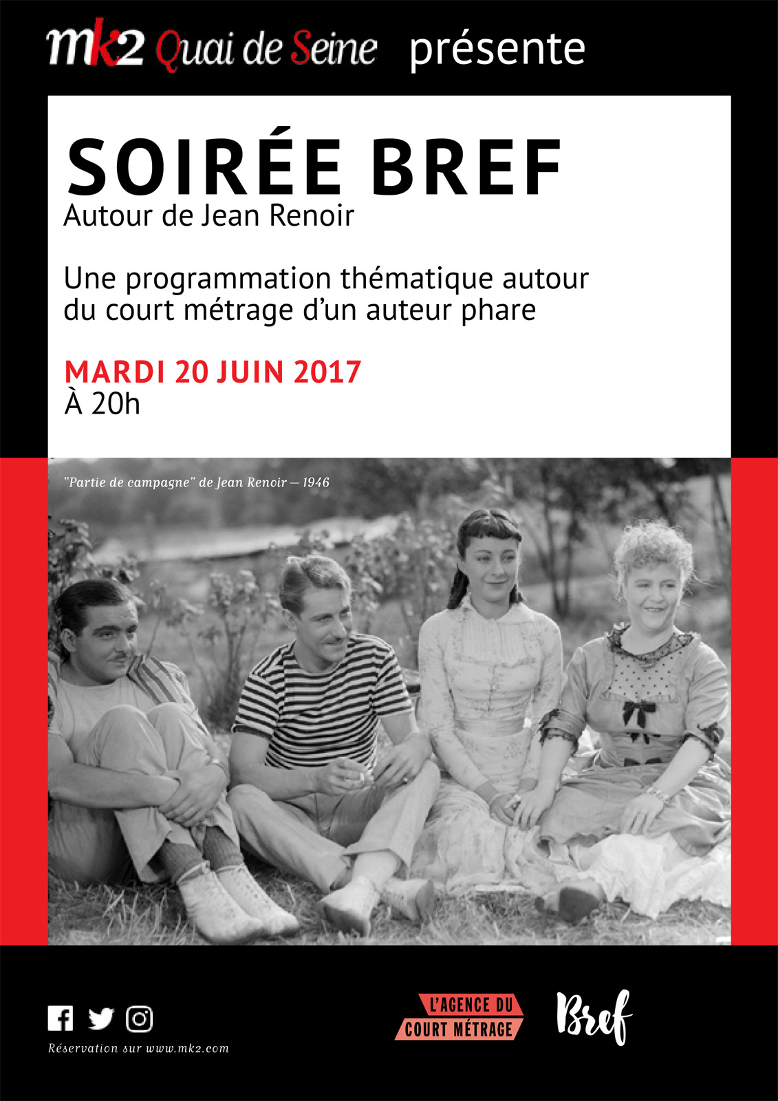Soirée Bref autour de Jean Renoir
