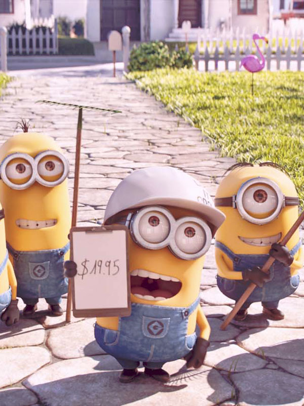 Minions en herbe