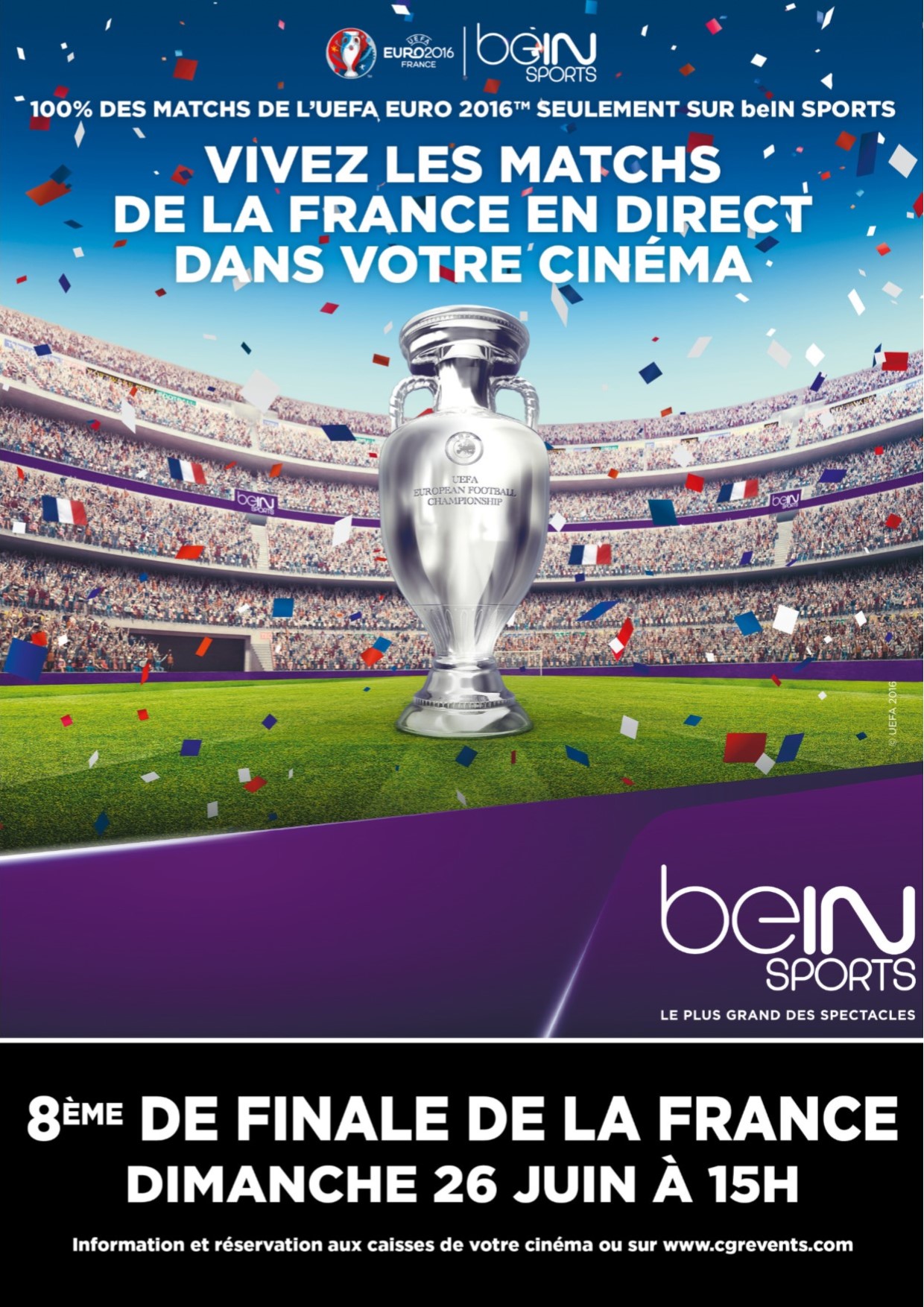 Euro 2016 : 8ème de Finale (CGR Events) stream