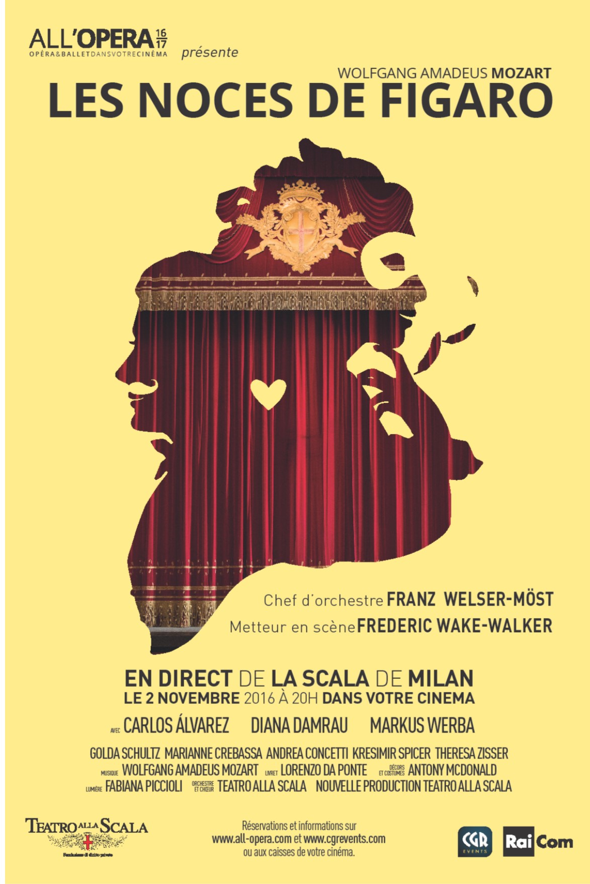 Les Noces de Figaro - All'Opera (CGR Events) stream