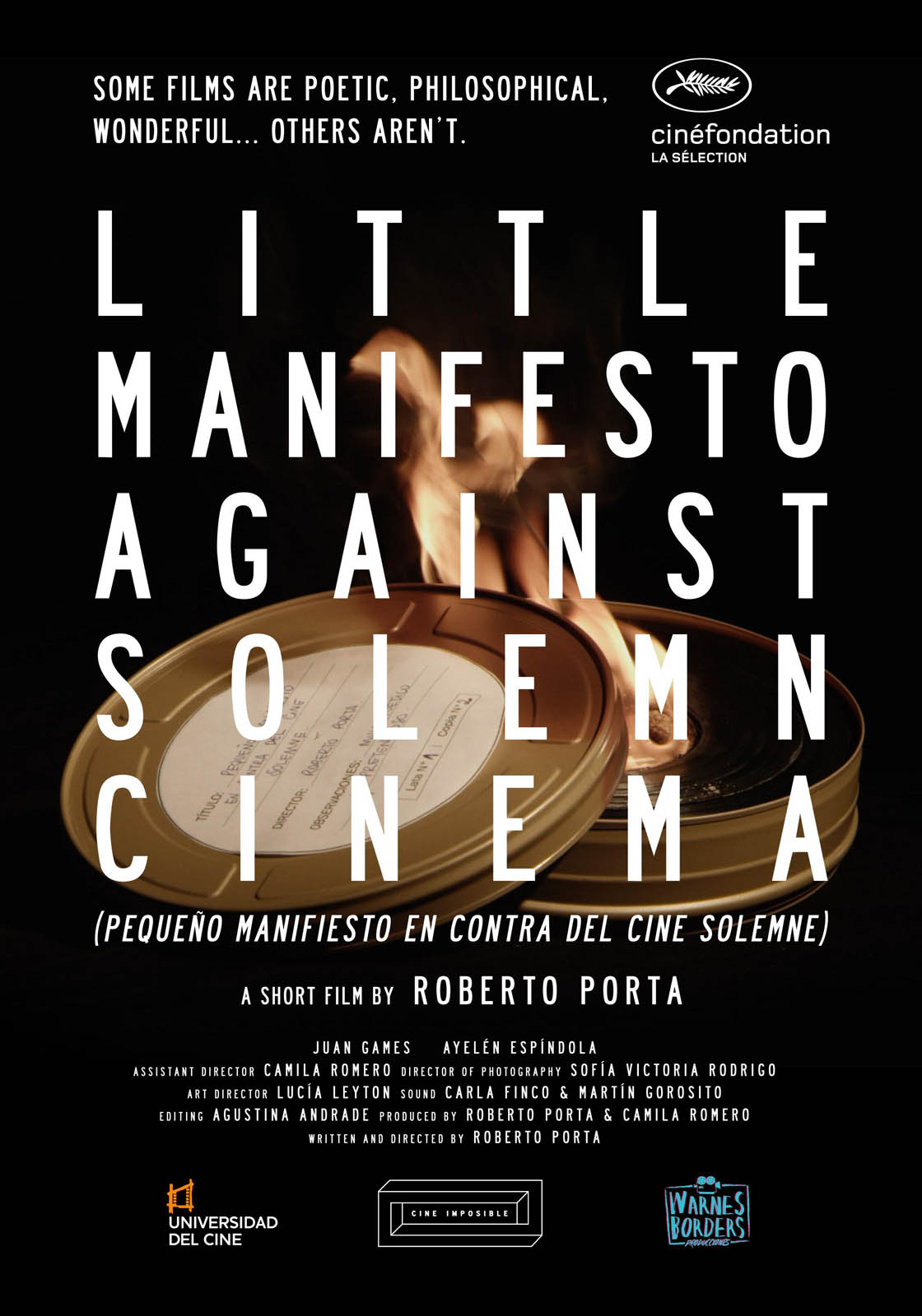 Pequeño Manifiesto en Contra Del Cine Solemne