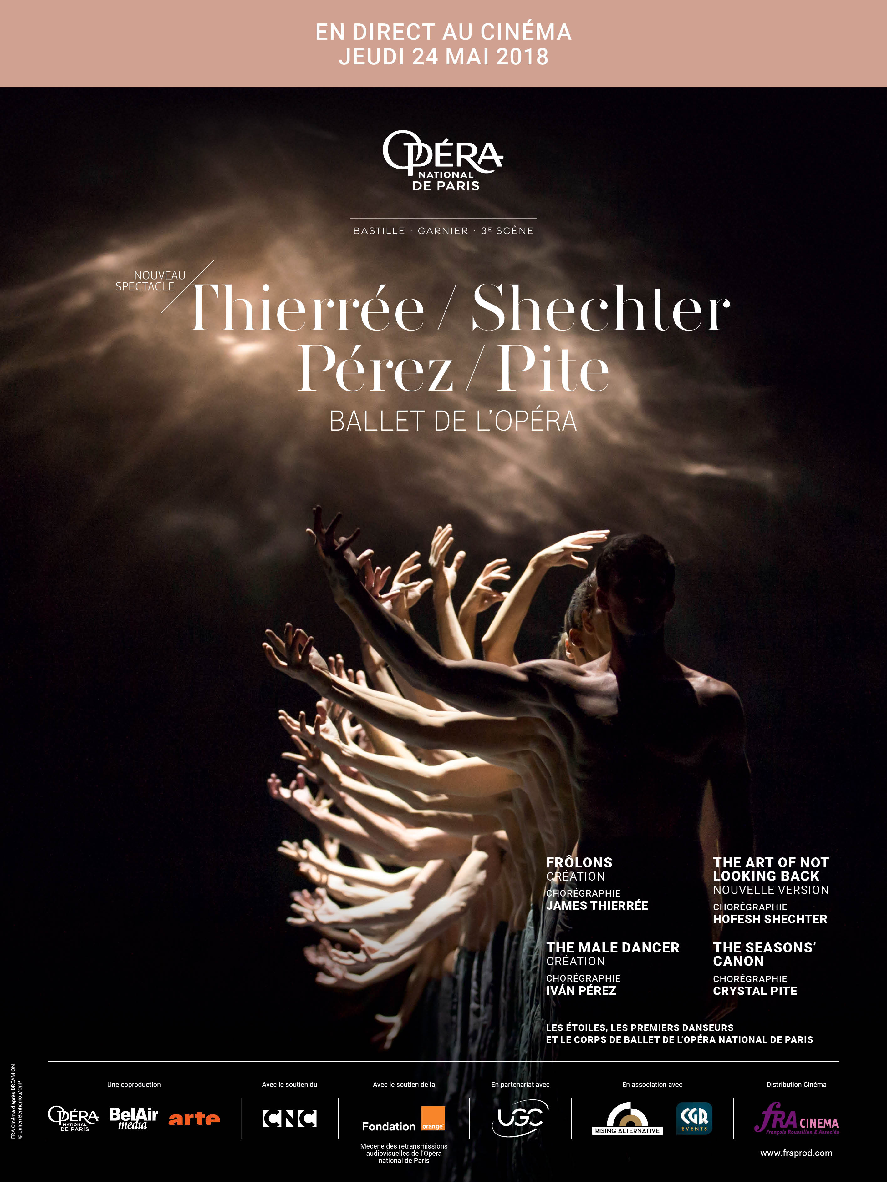 Thierree -  Shechter - Pérez - Pite (Opéra de Paris-FRA Cinéma)