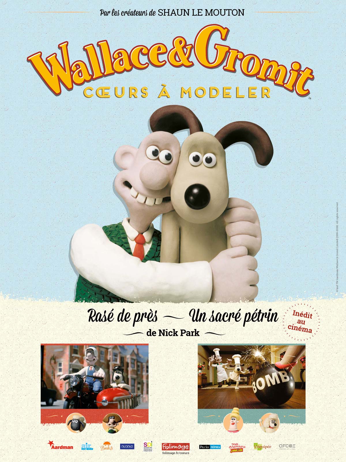 Wallace & Gromit : Cœurs à modeler stream