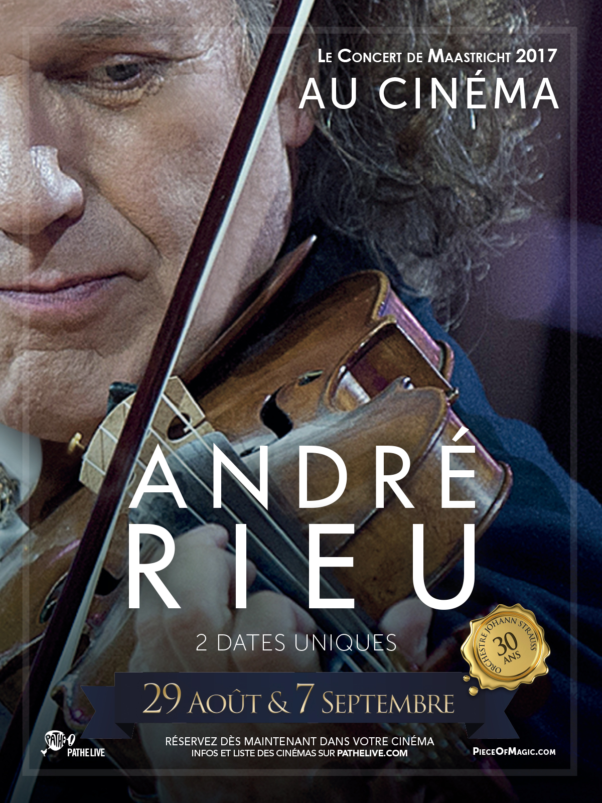 ANDRE RIEU – LE CONCERT DE MAASTRICHT AU CINEMA (Pathé Live)