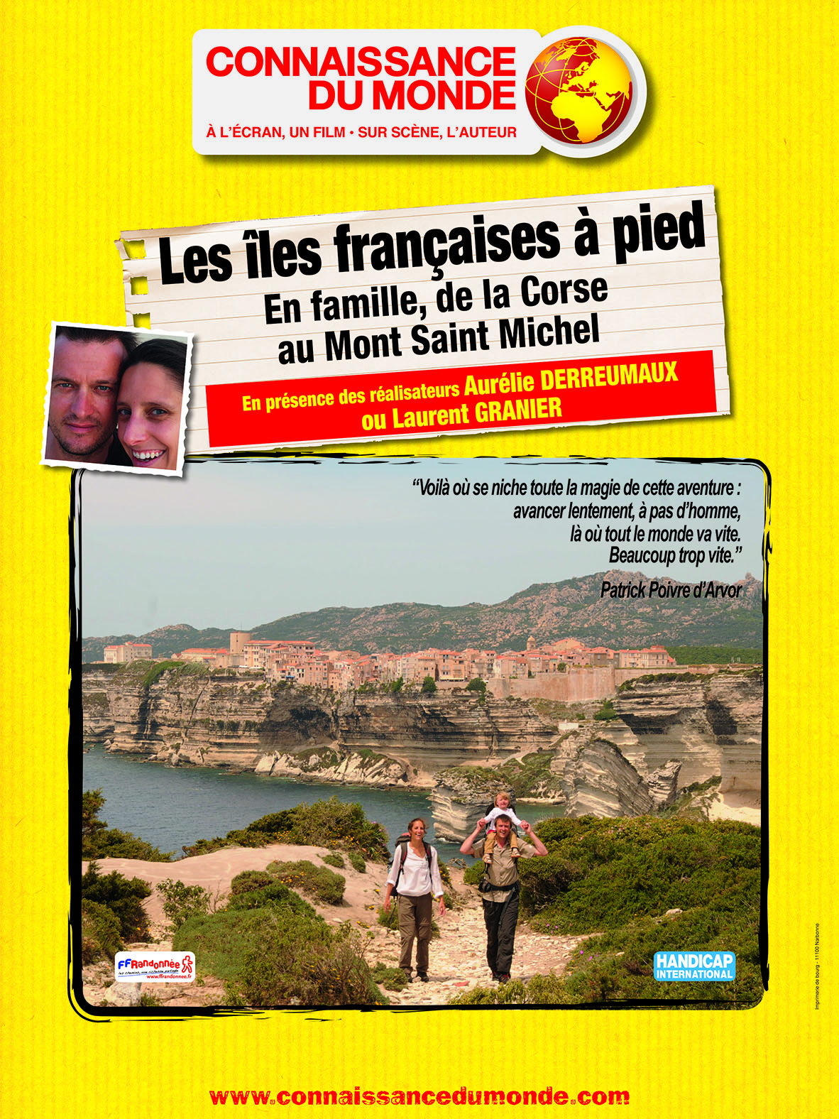 Les îles françaises à pied, En famille, de la Corse au Mont Saint Michel