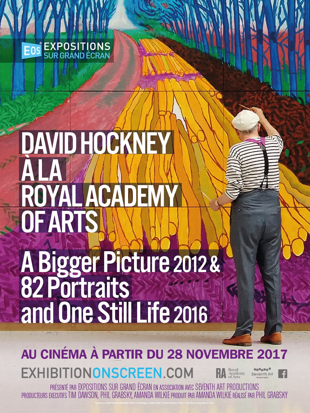 David Hockney à la Royal Academy of Arts : A Bigger Picture 2012 & 82 Portraits and One Still Life 2016 stream