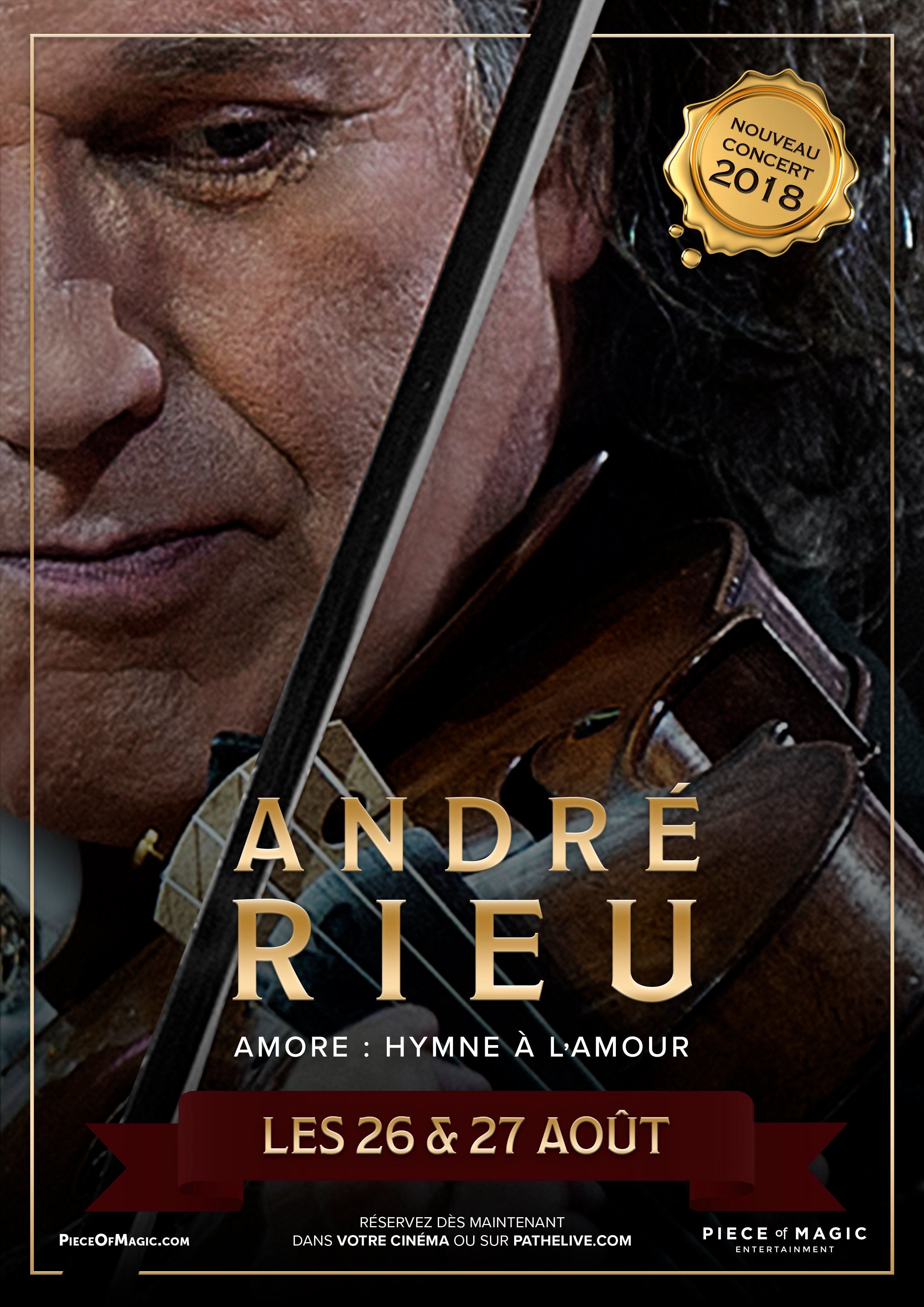 André Rieu - Amore : Hymne à l’amour (Pathé Live) stream