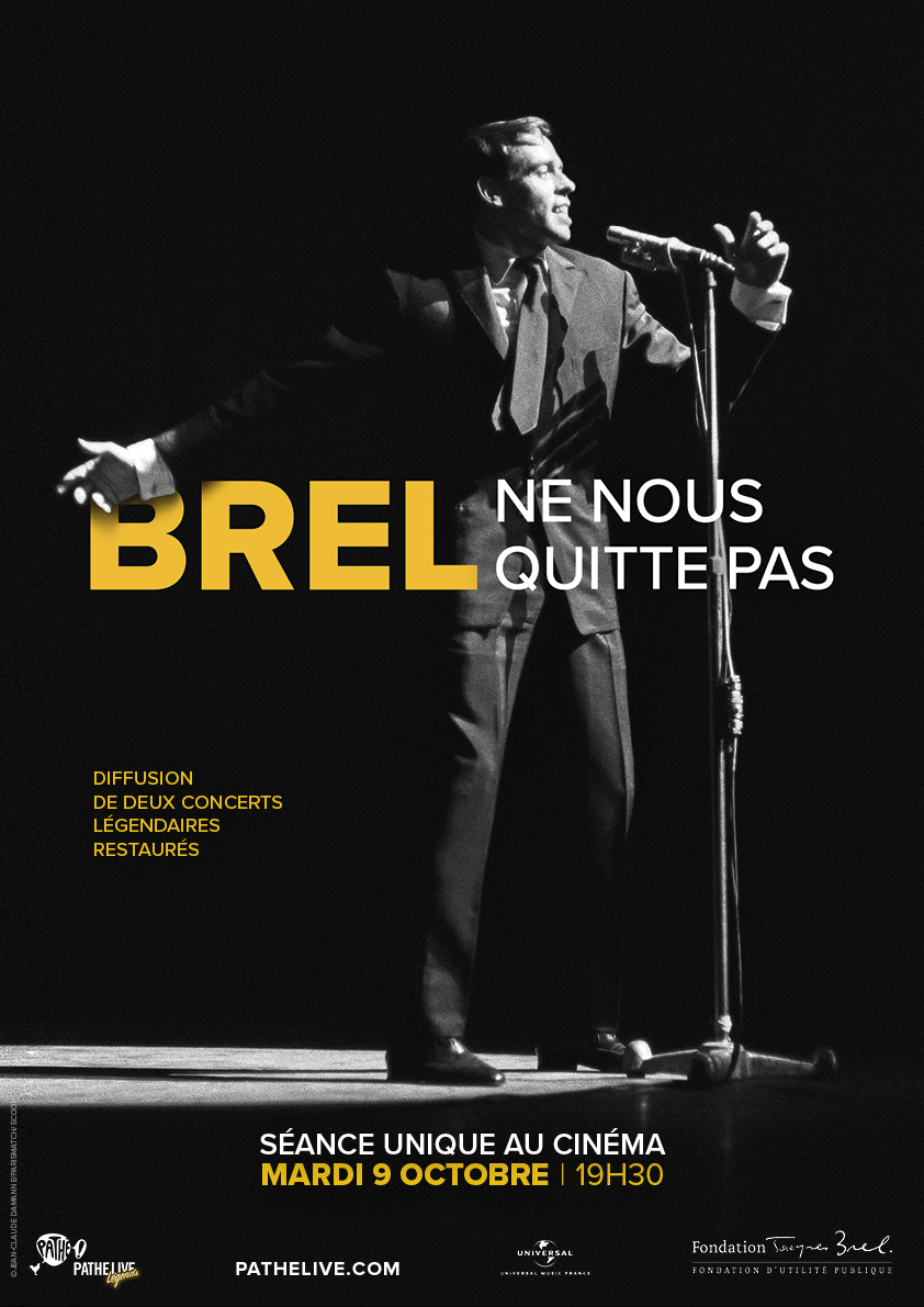 Brel Ne nous quitte pas - 40 ans déjà (Pathé Live) stream