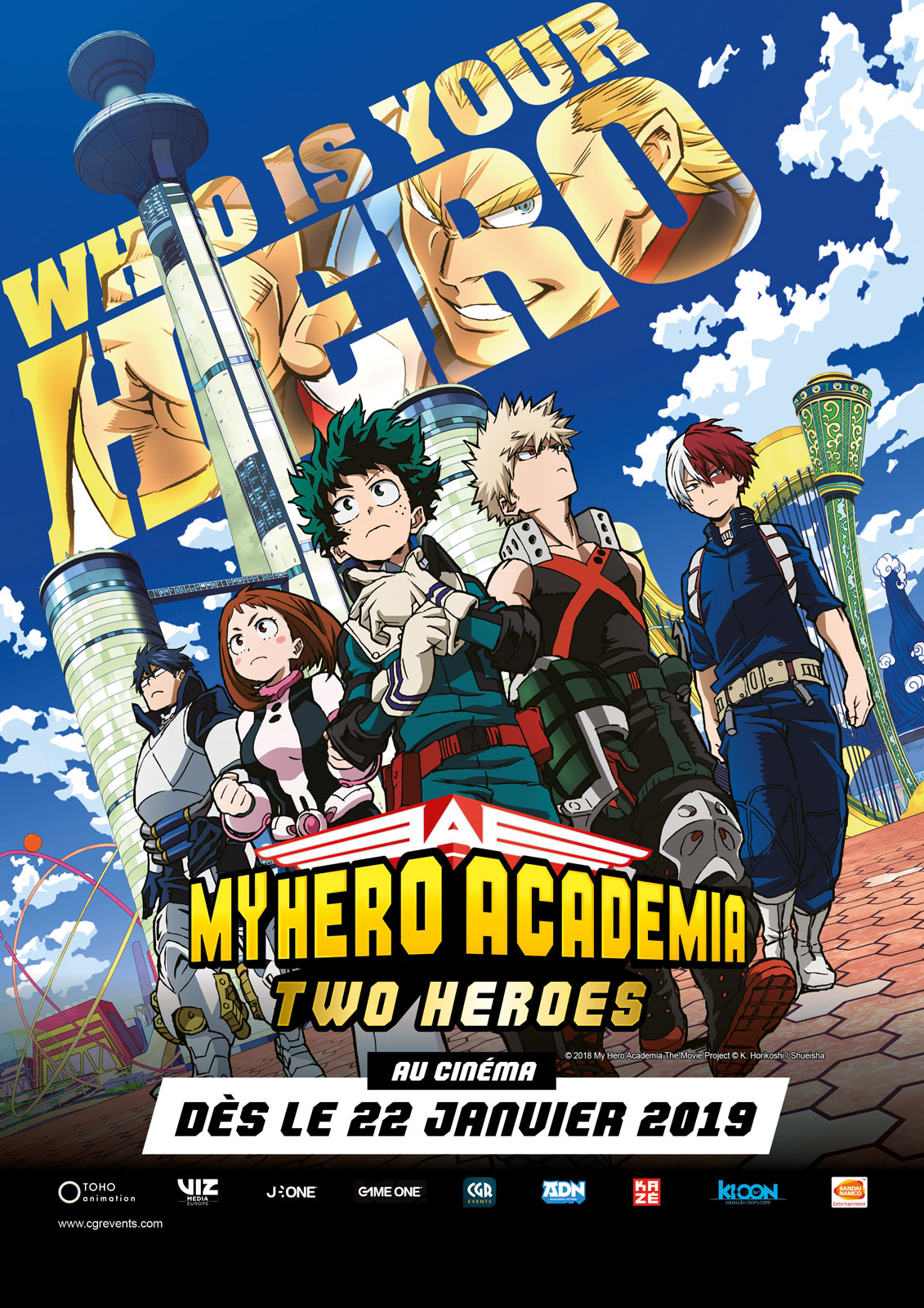 My Hero Academia : Two Heroes (CGR Events 2019) stream