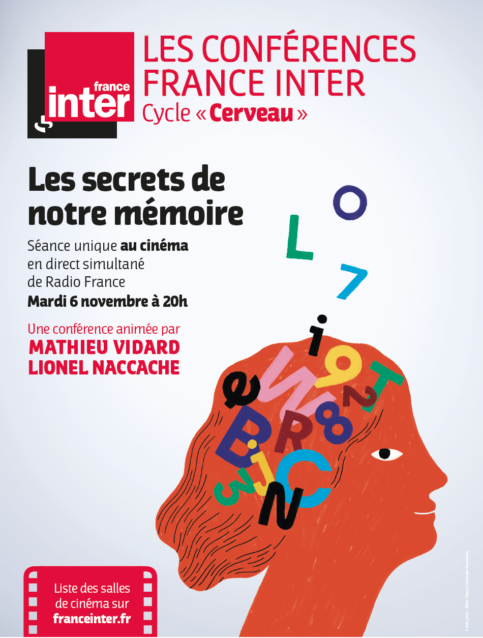 Les secrets de notre mémoire - Conférence France Inter (CGR Events) stream