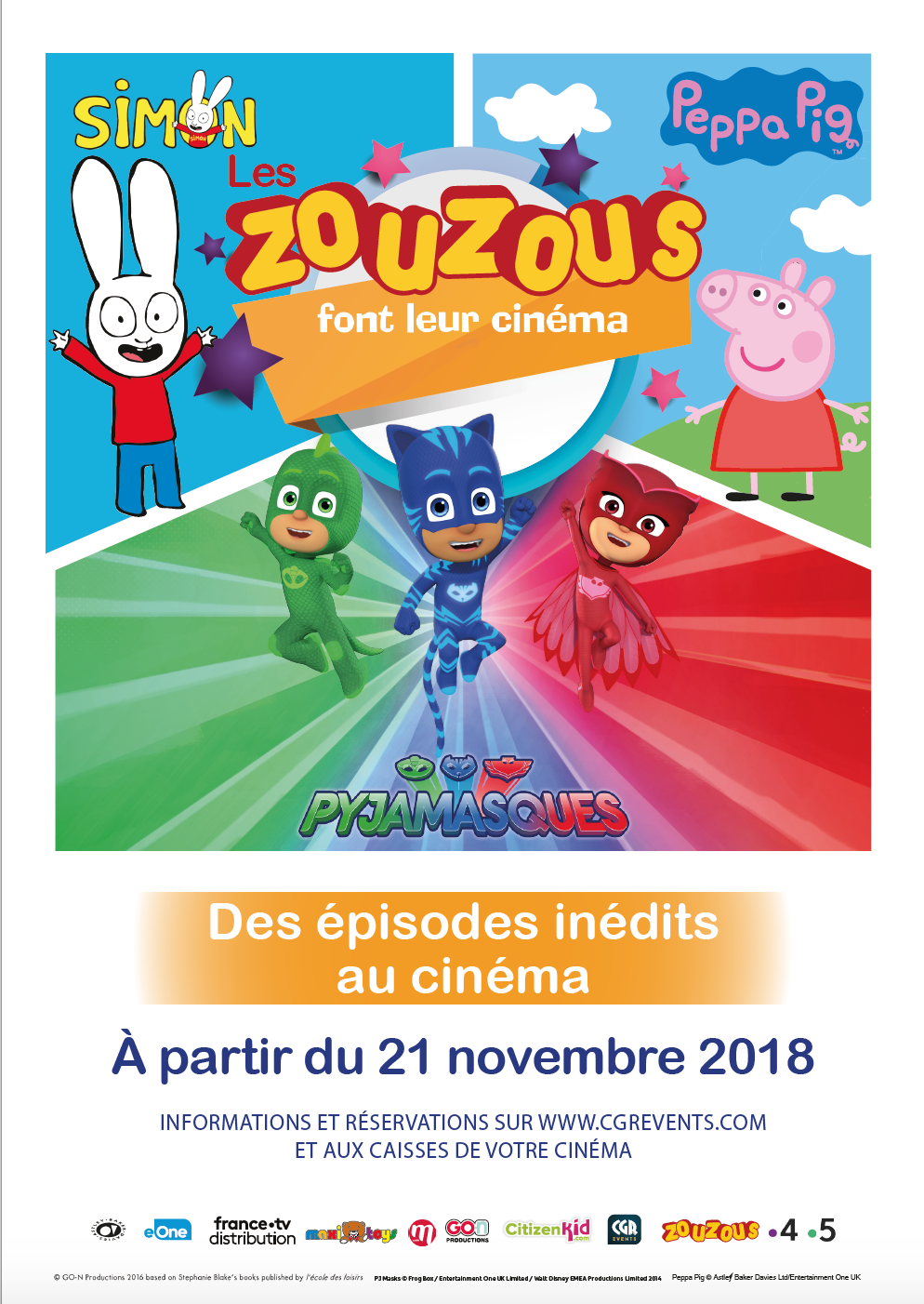 Les Zouzous font leur cinéma (CGR Events)