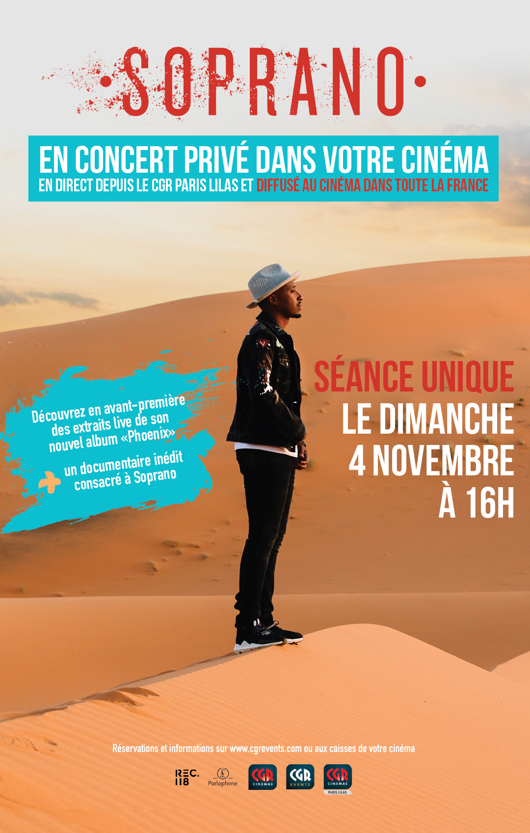 Soprano - le concert privé diffusé au cinéma (CGR Events) stream