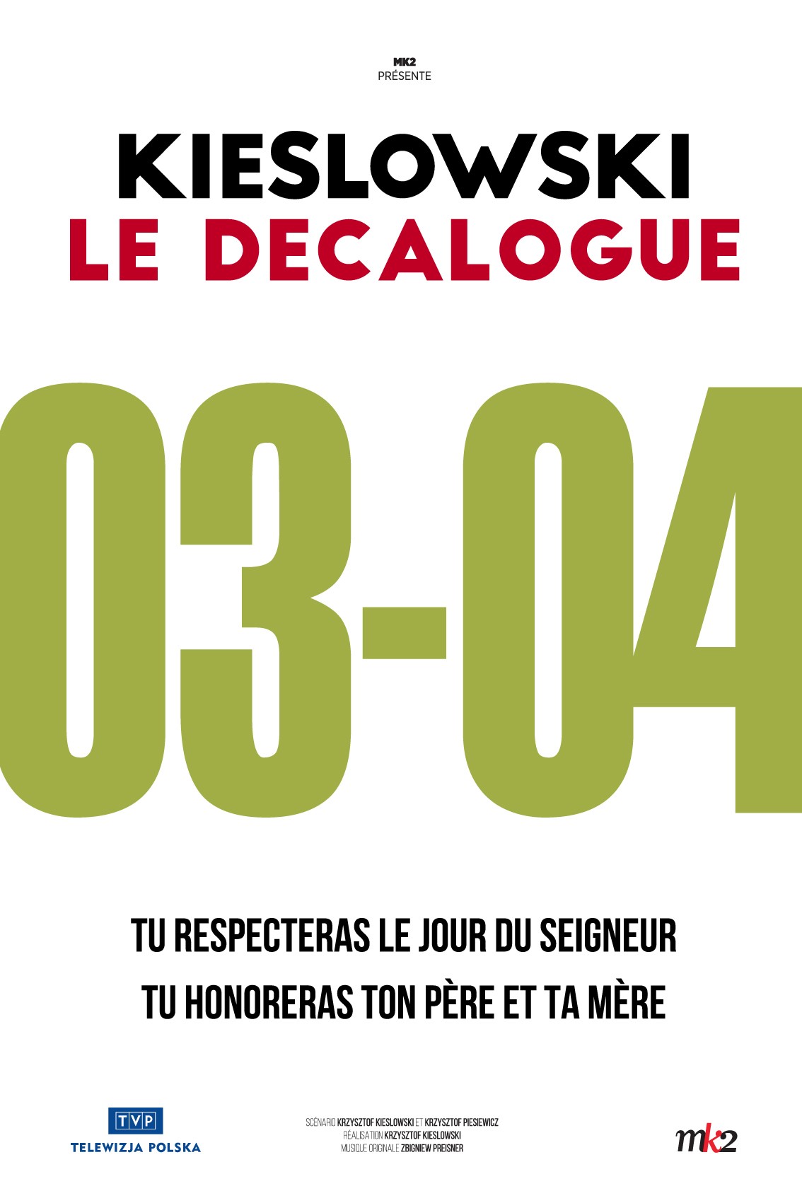 Décalogue 3, Tu respecteras le jour du Seigneur - Décalogue 4, Tu honoreras ton père et ta mère stream