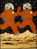 Les Aventures de Tintin: on a marché sur la Lune